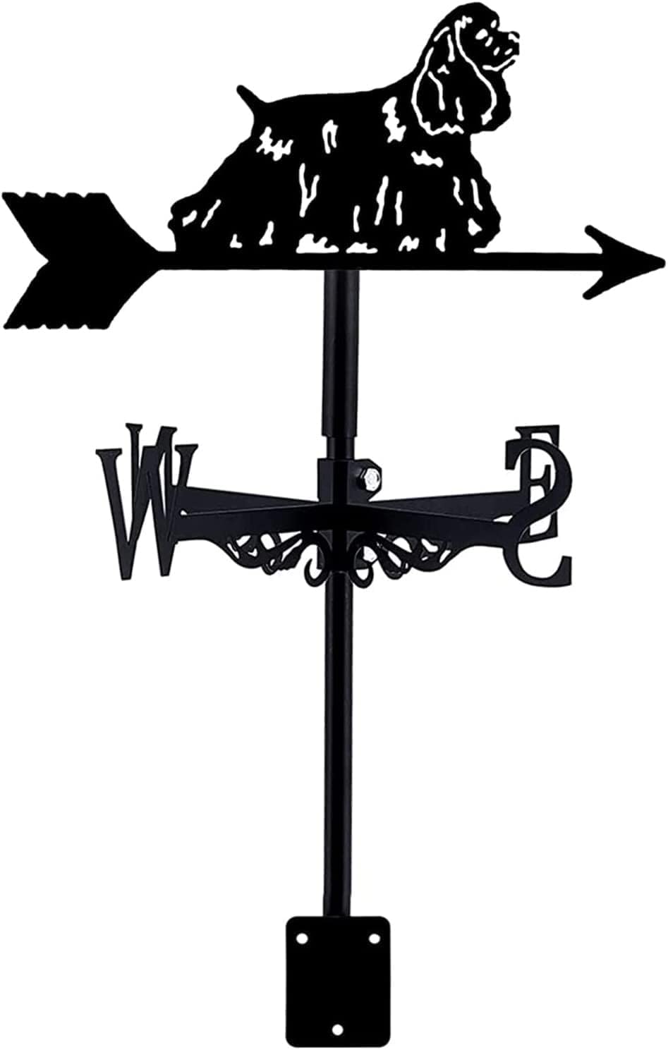 Klonwg Shih Tzu Weather Vane, Animal Weathervane,Weather Vane In Garden Outdoors,Wind Direction Indicator,Weathercock