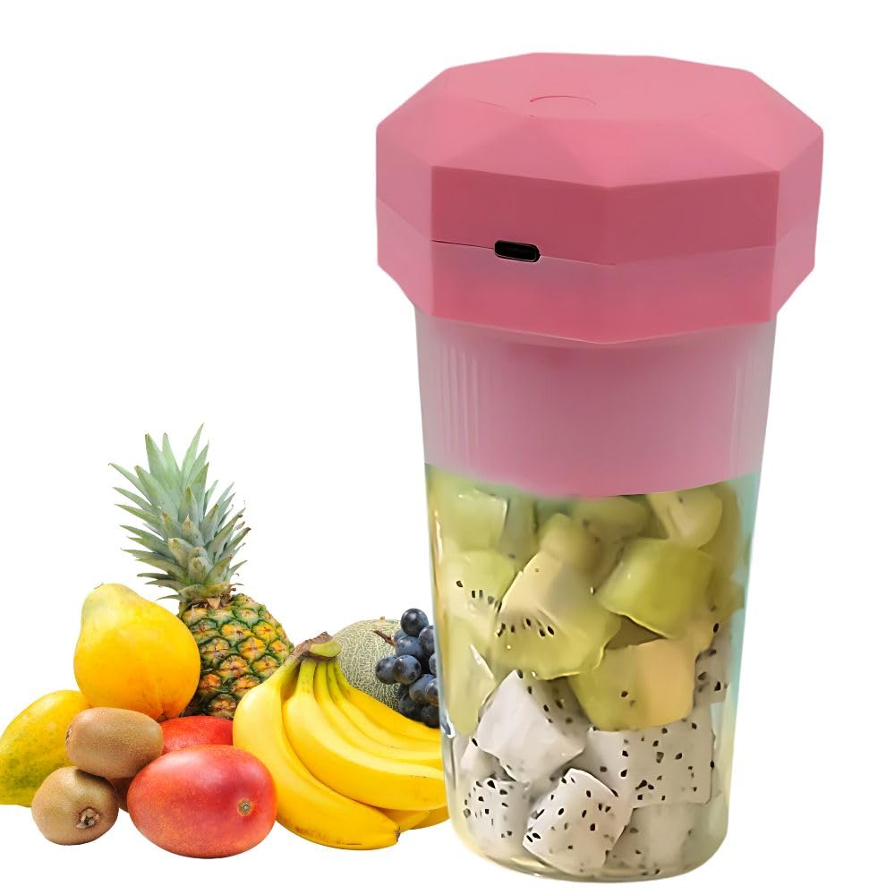 Drumstone 𝟏𝟓 𝐘𝐞𝐚𝐫𝐬 𝐖𝐚𝐫𝐫𝐚𝐧𝐭𝐲 Electric Portable Juicer Cup 350ml | USB Rechargeable Blender Bottle for Smoothies, Shakes & Juice | Personal Mini Mixer |Travel Juicer for Home, Gym, Office-picture-26