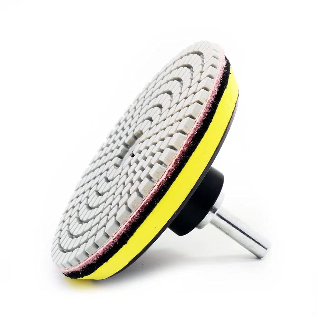 Aussel Diamond Polishing Pad Wet Pulido Rueda Set para Granito Hormigón Stone Ceramic 11 Piezas (4inch)