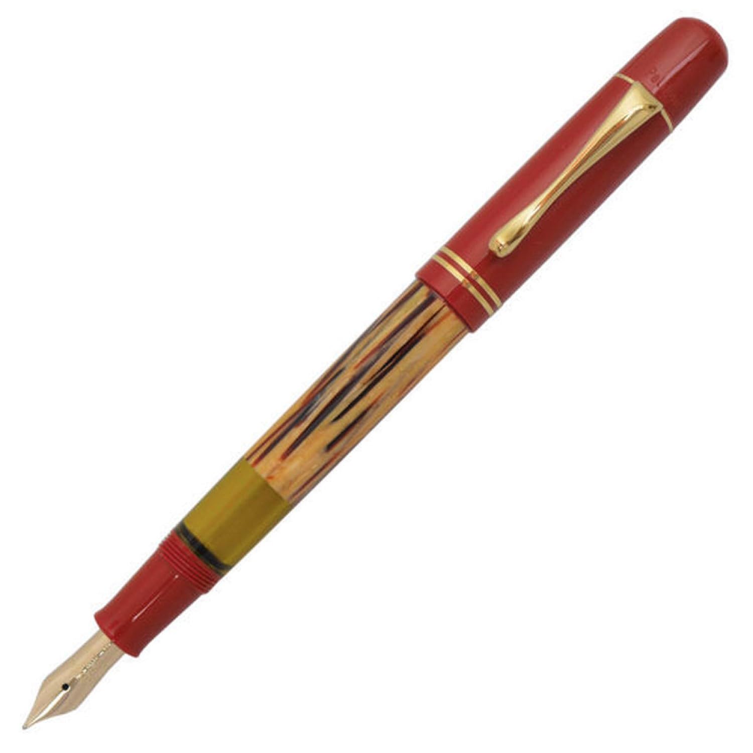 オンラインストア超安い Pelikan 万年筆 M 中字 トータスシェルレッド 