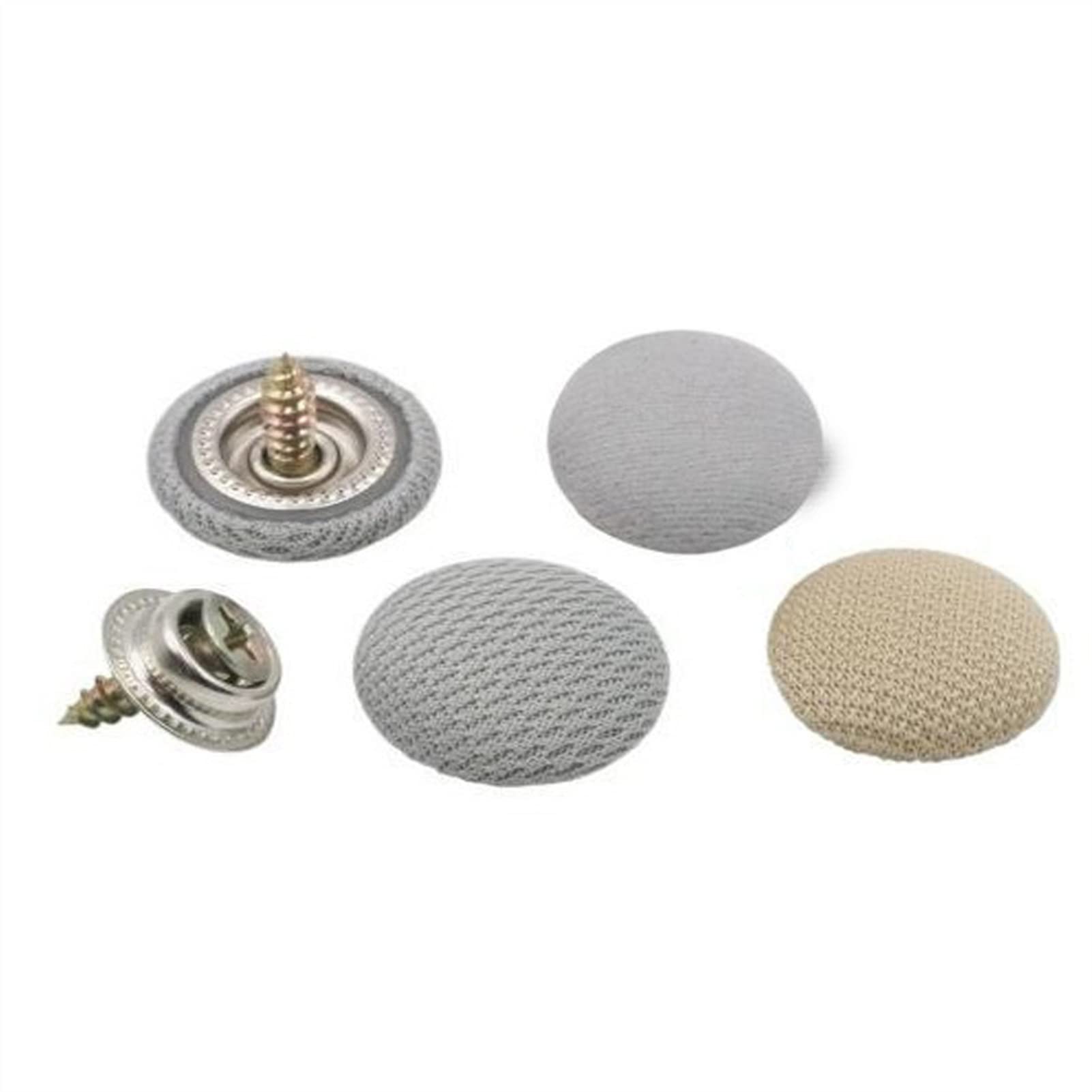 Lot 12 Rivets De Fixation Pour Plafond Voiture – Boucles Pression, Réparation Tissu Intérieur Toit, Noir - 5