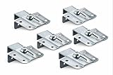 Attaccaglie Regolabili per Barre 267 – Supporto Pensile Regolabile per Staffa – Set da 5 P...