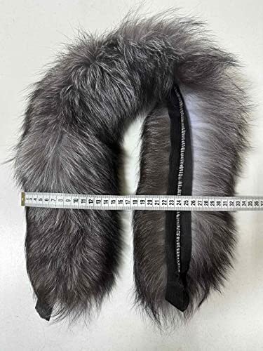 Fur edge fringe on the hood or collar coat parka fur arctic fox3