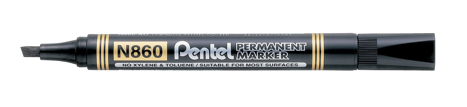 PentelMarker Permanent Chl BK