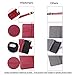 iPhone 6s /6 Case, Wisdompro Premium PU Leather 2-in-1 Protective [Folio Flip Wallet] Case with Credit Card Holder/Slots and Wrist Lanyard for Apple 4.7-inch iPhone 6s /6 (Purple)