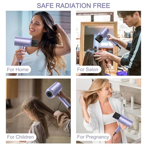 Image of slopehill Professional Ionic Hair Dryer, Lavender