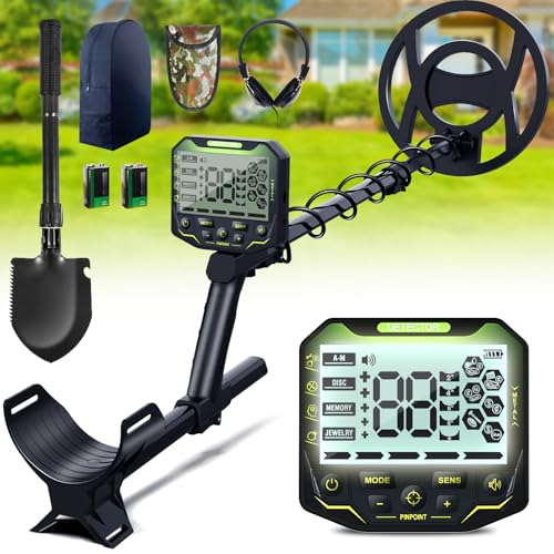 KingSom Détecteur de Métaux Professionnel pour Adultes, 5 Mode de Détection, Localisation Précise, Détecteur Métaux avec Bobine Étanche IP68, Écran...