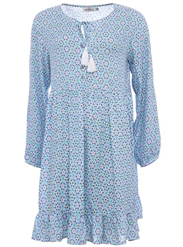 Zwillingsherz im Blümchenmuster–Hochwertiges Sommerkleid für Damen...