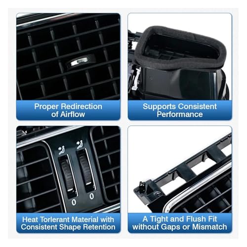 Rejilla de aire acondicionado salpicadero central para VW Polo 2011 2012 2013 4