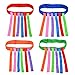 NUOBESTY 4Pcs Tirer La Queue Jeu Queue Attraper La Queue en Cours D'exécution Accessoires de Jouet de Formation de Vitesse avec des Ceintures de Boucle de Crochet pour Fille Garçon (Bleu