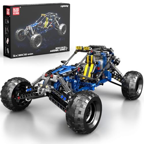 Mould King 18018 Technik Offroad-RC-Car-Bausatz, 532 Teile Blitzkletterauto-Modell, RC-Buggy-Bausatz für Erwachsene ab 14 Jahren