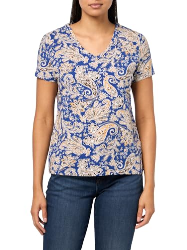 Image of Nautica Women's Solid V-Neck Short Sleeve T-Shirt Shirt