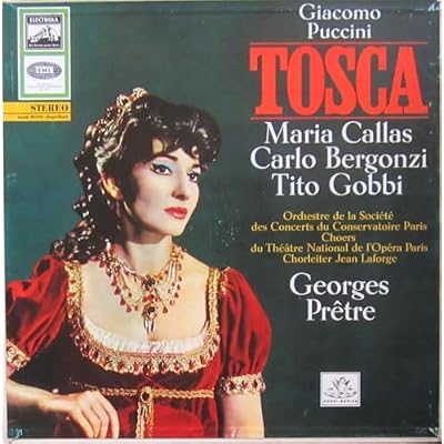 Tosca. Maria Callas, Georges Pretre, Bergonzi, Gobbi. Angle Serie Stereo