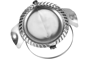 Extra Large Empanada Maker, 7 inch Empanada Seal with Dough Cutter Circle,...