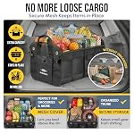 Extra Large Car Trunk Organizer System, Modular & Collapsible, Black - Image 6