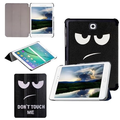 Tri-Fold Case Compatible with Samsung Galaxy TAB S2 9.7 inch Tablet - SM T810/T813/T815C/T819C(2014 Edition), Includes a Screen Protector - Premium PU Leather Tri-Fold Cover with Auto Sleep/Wake