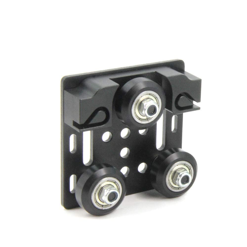 3DINNOVATIONS Big V Wheel with Plate and 6mm Belt Buckle for 2020V-Slot Aluminum Profile 3D Printer Accessories Parts Set for CNC Kossel Black Wheel (Big V-Wheels with Buckle) (B0BF297JV1) Amazon Price History, Amazon Price Tracker