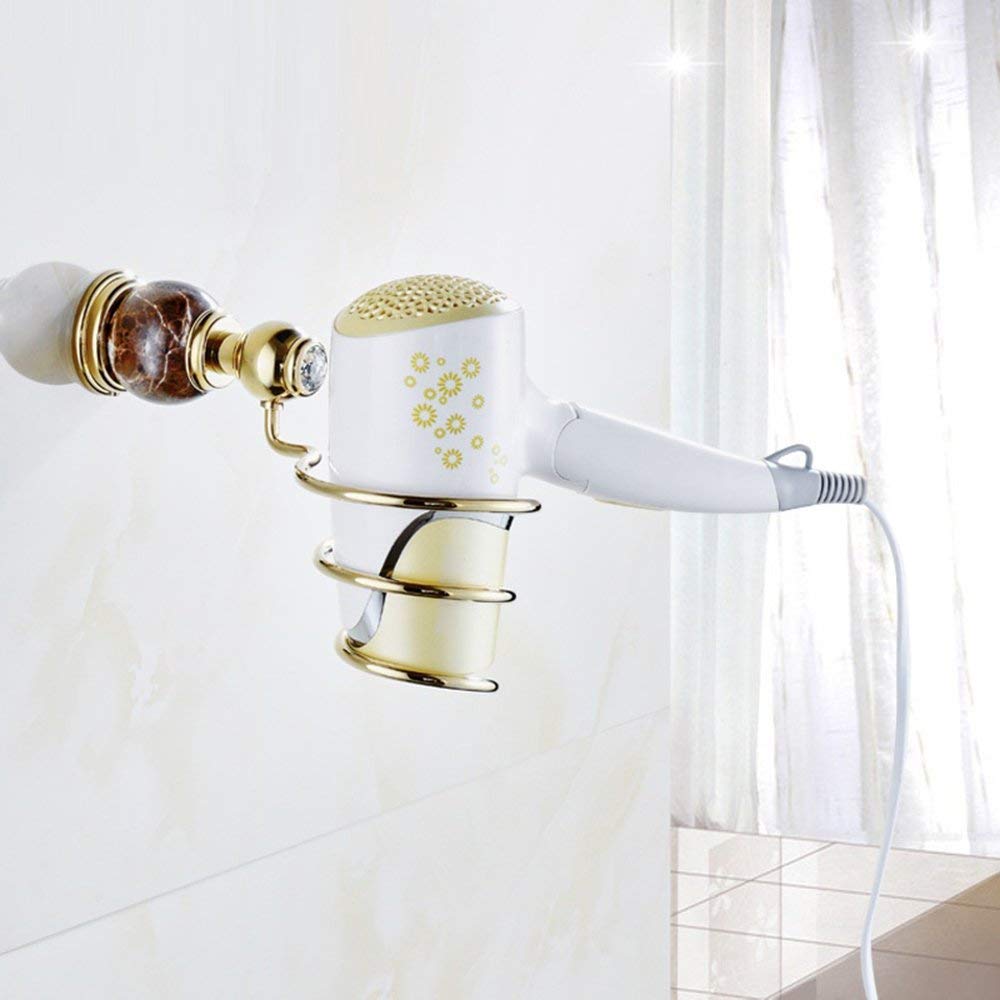 Support de sèche-cheveux pour hôtel et salle de bain chic - 2