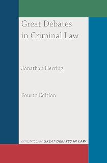 Great Debates in Criminal Law (Great Debates in Law)