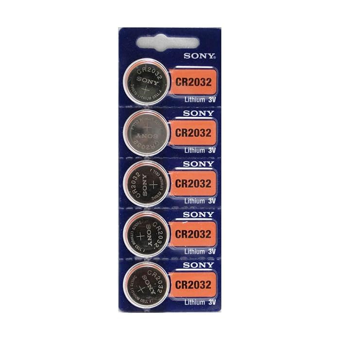 Image of Compatible with Sony CR2032 3v Lithium 2032 Coin Cell Battery CR2032 Blister Pack (Pack of 5)