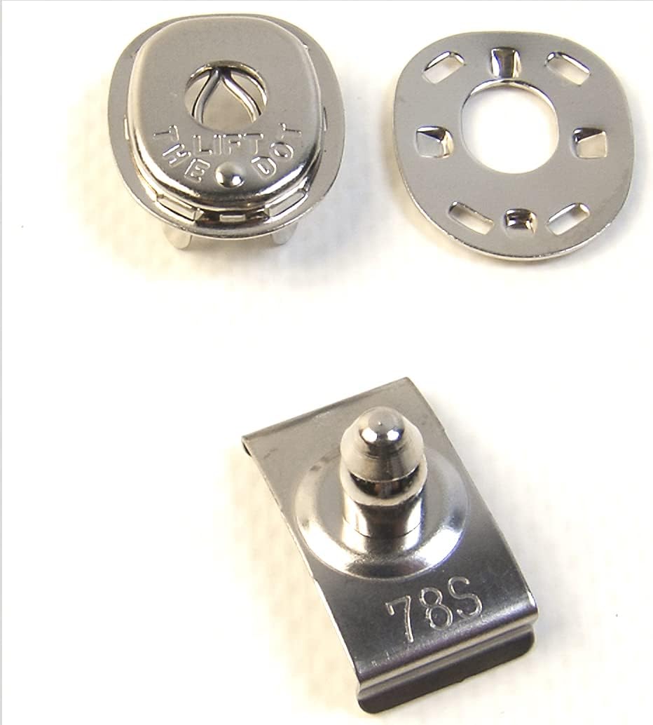 Lift The Dot Socket, Clinch Plate & 7/8 Windshield Clip w/Lift The Dot Stud - 10 of Each Piece