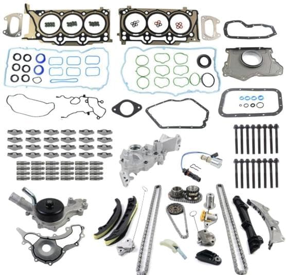 Engine Rebuild Kit Timing Chain Kit Gasket set Replacement for 2011-2015 Chrysler Jeep Dodge Ram 3.6 Pentastar 926-235, 5184498AI, 68252670AB, HS26541PT