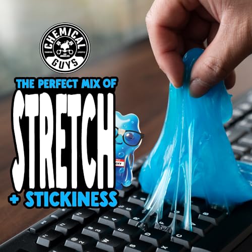 Chemical Guys Sticky Icky Car Cleaning Gel, Green Apple, Interior Car Cleaner, Reusable Automotive Crevice & Interior Dust Cleaner for Air Vents, Consoles, Cup Holders & Keyboards, 4 Pack (100g Each)