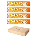 VR ANGLE Halls Citrus Mix Flavor with Vitamin 'C' Cough Relief Sugarfree Lozenges in Refreshing Pack of 4 for Instant Relief Sold by VR Angel