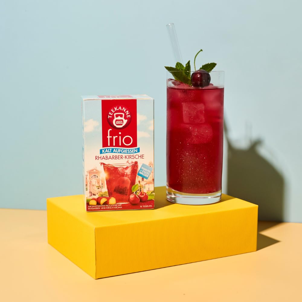 frio Rharbarber-Kirsche 10 Packungen à 18 Beutel, 450g