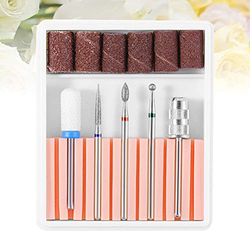 Set de 5 piezas para manicura con cabezales de lijado miniatura 2
