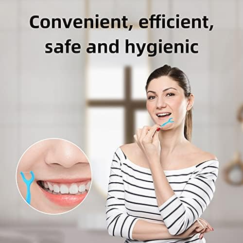 Dental Floss Y-Type Oral Cleaning Portable Orthodontic Toothpick Cleaner 30 Pcs (1 Pack)
