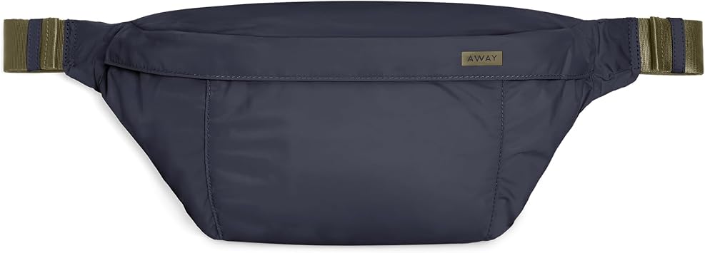 Away Packable Sling Bag - Versatile Lightweight Crossbody Bag for Travel, Water Resistant Waist Pack for Women & Men, Ideal Foldable Travel Essential, Navy Blue