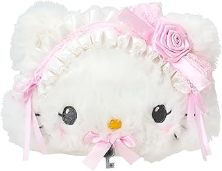 サンリオ(SANRIO) フェイス形ポーチ（ホワイトフリル） チャーミーキティ 対象年齢3才以上 012165