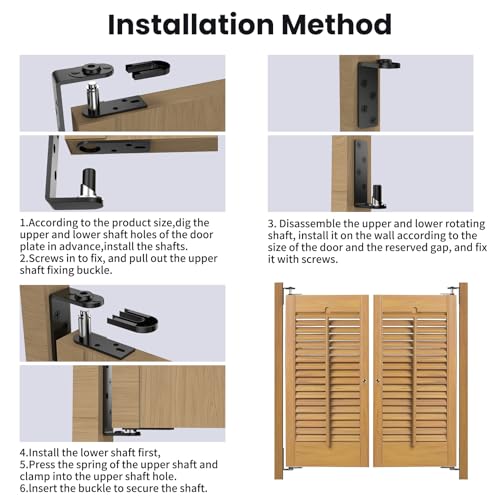 Kimsofunny Saloon Door Hinges 304 Stainless Steel Swinging Door Hinge thumb #5