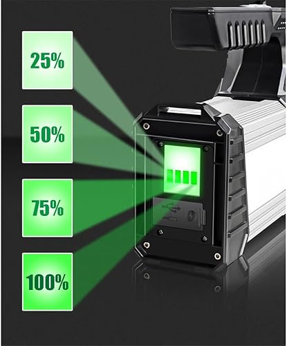 Miniatura 6 de ZCMEB - Foco de linterna LED de trabajo linterna recargable foco de búsqueda para exteriores