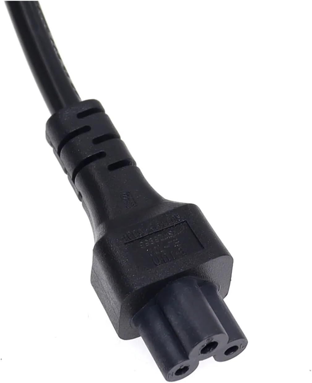 1-Foot European Power Cord, CEE7/7 Male to IEC 320 C5 Female