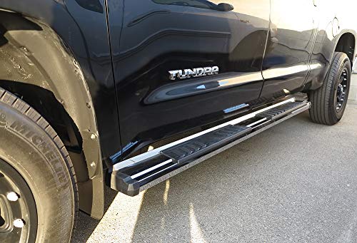 Estribos OE estilo cromo para Toyota Tundra 2007-2021 miniatura 2