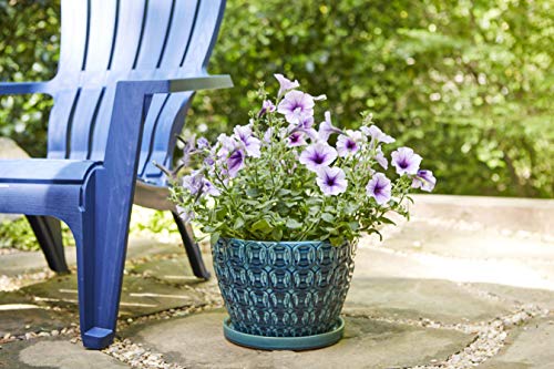 Southern Patio CRM-047117 Mayer Ceramic Planter, 12", Seafoam Green - Thumbnail 6