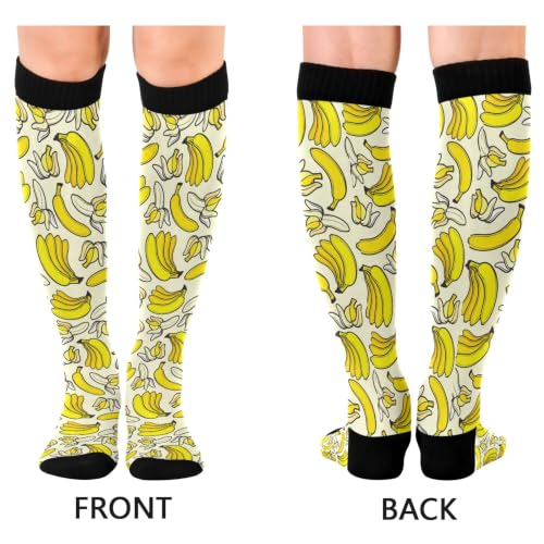 Image of Fisyme Socks for Women Men Warm Comfort Athletic Crew Running Hiking Cycling Compression Socks