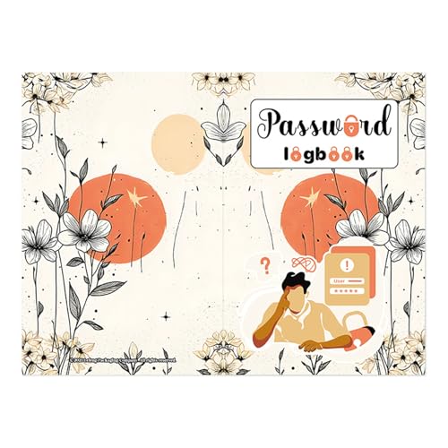 Cuaderno de Contraseñas | Organizador Portátil de Sitios Web | Libro Portátil de Claves de Internet para Personas Mayores