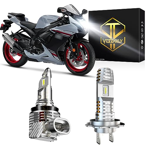 VCSZKXLY Compatible for 2006-2007 2011-2020 Suzuki GSXR 600 750 Headlights, H7 H11 Headlight Bulbs High and Low Beam, 6000K Bright White, Plug N Play, 2-Pack