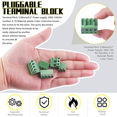 Evite fallos por cables sueltos con conectores de bloques de terminales enchufables PCB 5