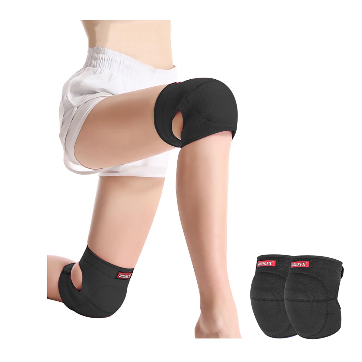 青いノースリーブウェットスーツ 膝パッドfine