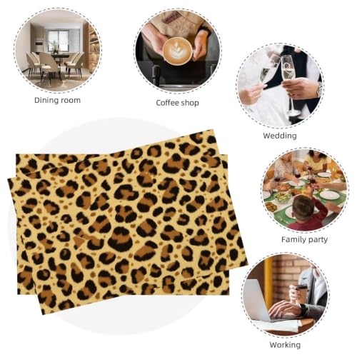 Sets de table pour cuisine antidérapants et protecteurs de chaleur - Lot de 8