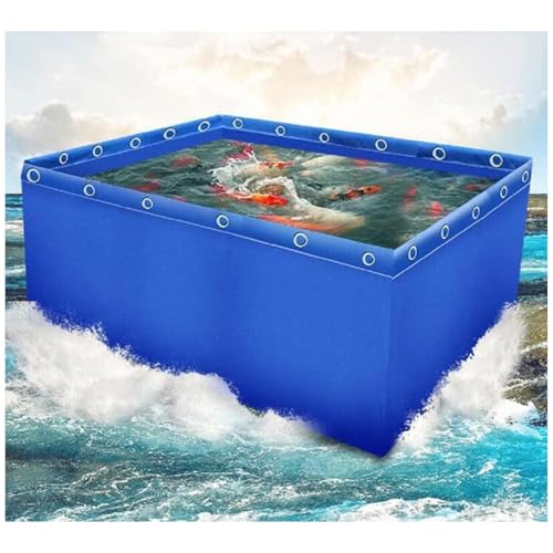 Aquarium en toile de jardin intérieur pour accueillir des carpes koï