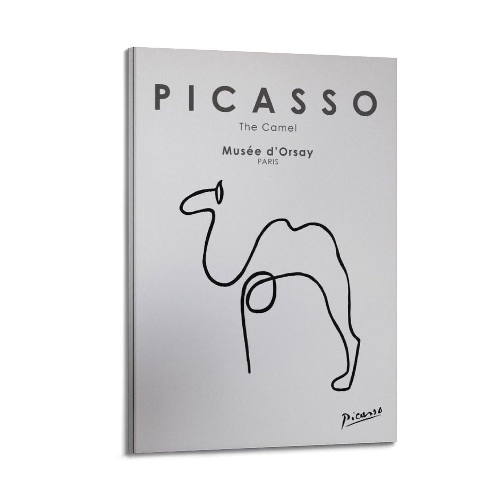 xiaoxiaoshen Picasso Line Minimalist Gallery4 Canvas Poster Wall Art Prints Room Aesthetic Murals Bedroom And Living Decorations 20x30inch(50x75cm)