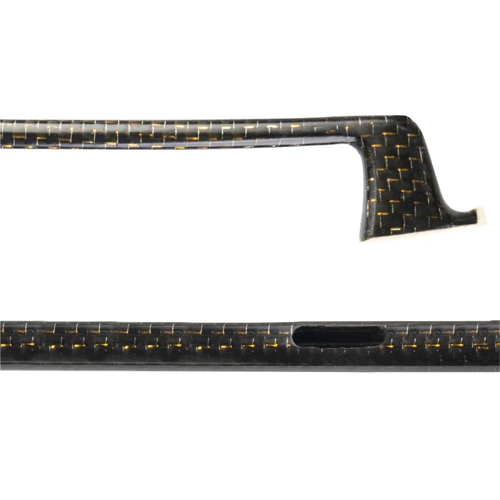 Arco Profesional De Violín Peine De Crin Caballo Tornillos Rana Ébano Piezas Para Arco Violín DIY Accesorios En Blanco Palo Fibra Carbono Madera Serpiente/madera Brasil(013)
