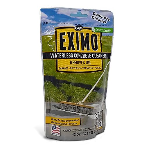 EXIMO Waterless Concrete Cleaner 0.75 lbs for Driveway, Garage, Basement, and Walkway Surfaces, Advanced Stain Remover for Oils and Other Petroleum Stains