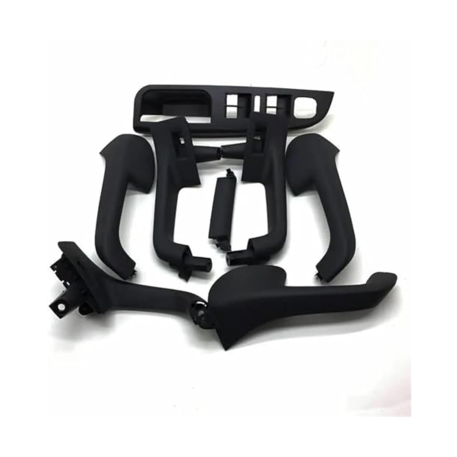 Fahbstr 8Pcs Car Inner Handle Car Interior Door Handle Grab Cover For Vw For Golf 5 Gti Mk5(8Pcs)
