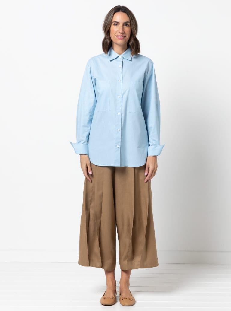 Style Arc Sewing Pattern - Clayton Woven Shirt Pack (Sizes 10-22)